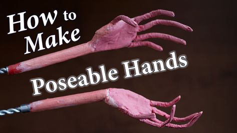 How To Make A Stop Motion Puppet, Stop Motion Dolls How To Make, Stop Motion Set Diy, Fantasy Art Dolls Tutorial, Stop Motion Doll, Stopmotion Puppets, Stop Motion Puppet, Doll Hands, Poseable Art Doll