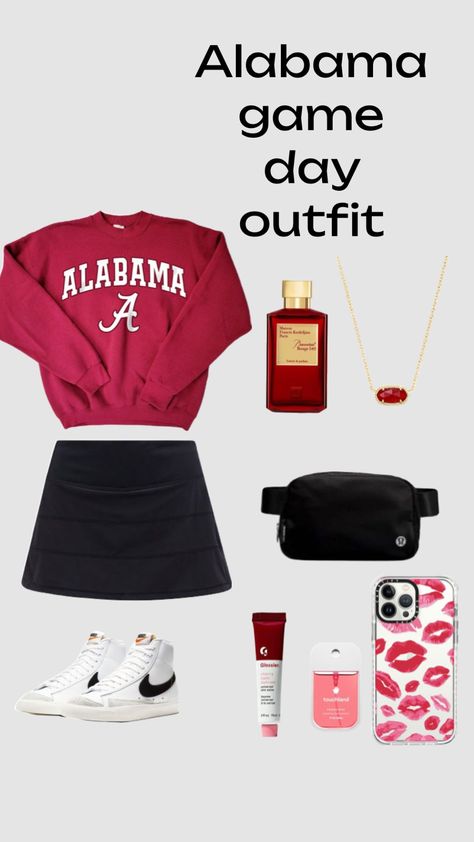 Bama Gameday Outfit, Alabama Outfits, Alabama Gameday Outfit, Bama Gameday, Alabama Basketball, Alabama Game Day, Basketball Game Outfit, College Gameday Outfits, Bf Goals