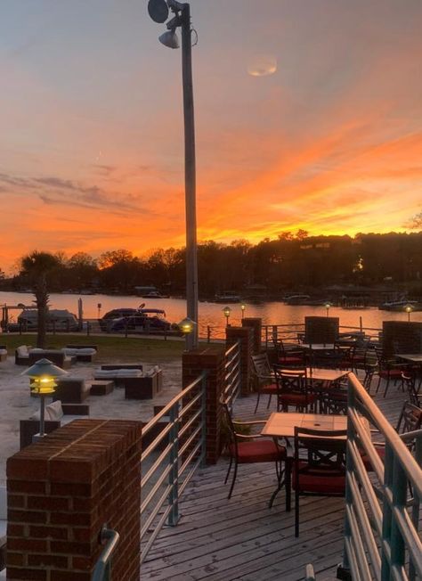 Restaurants on Lake Norman | Lakefront & Waterfront Dining Sunset Picnic, Louisiana Bayou, Daniel Island, Waterfront Dining, Park Restaurant, City Club, Lake Norman, Waterfront Restaurant, Dinner Cruise