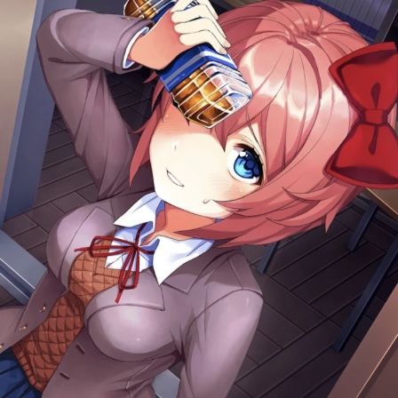 Sayori Ddlc, I Forgot, Anime, Blue