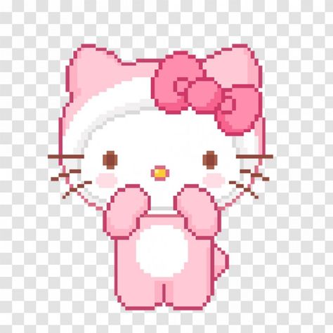 Pixel Sanrio, Hello Kitty Gif, Kitty Gif, Gif Pixel, Instagram Logo Transparent, Hello Kitty Clipart, Drawing Themes, Hello Kitty Birthday Cake, Hello Kitty Bow