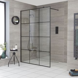 Grid Design Pattern, Walk In Shower Enclosures, Wet Room Screens, Wet Room Shower, Quadrant Shower, Bad Inspiration, Hudson Reed, Room Screen, Bathroom Shop