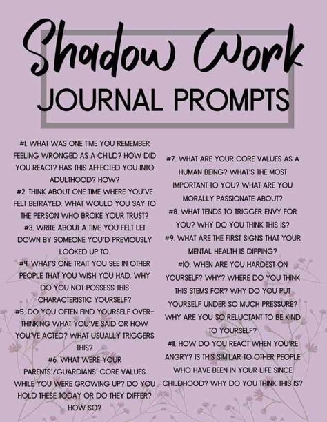 60 Days of Shadow Work Journal Prompts For Healing and Growth Prompts For Healing, Work Journal Prompts, Shadow Work Journal Prompts, Shadow Work Spiritual, Shadow Work Journal, Healing Journaling, Daily Journal Prompts, Work Journal, Spiritual Journals