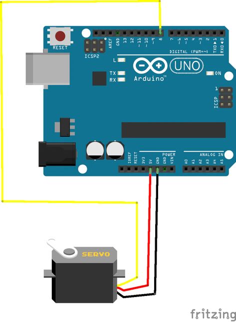 Arduino and Servo Motor Connection Diagram Arduino Board, Servo Motor, Male To Male, Circuit Diagram, Science Classroom, Electronics Projects, Control System, Laptop Computers, Arduino