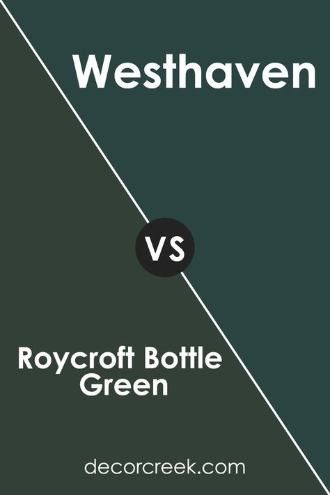 Roycroft Bottle Green SW 2847 by Sherwin Williams vs Westhaven SW 9675 by Sherwin Williams Rockwood Dark Green Sw, Westhaven Sherwin Williams, Sherwin Williams Roycroft Bottle Green, Sherwin Williams Westhaven, Roycroft Bottle Green Sherwin Williams, Roycroft Bottle Green, Green Suits, Trim Colors, Green Suit