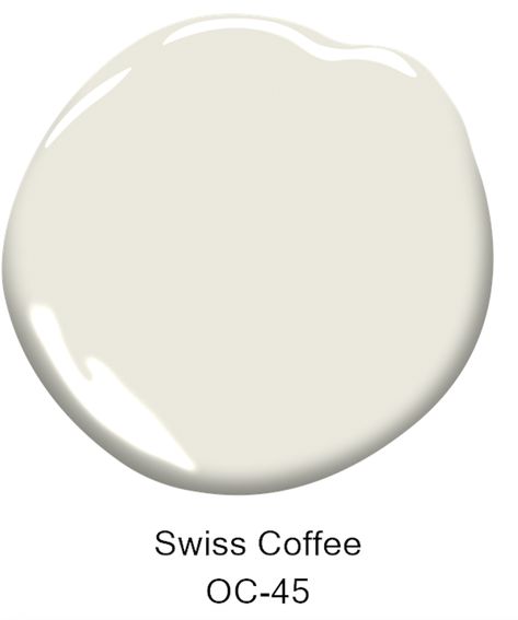 Behr Paint Colors Swiss Coffee, Swiss Coffee Paint Color Behr, Swiss Coffee At 75%, Swiss Coffee Benjamin Moore Bathroom, Swiss Coffee 75% Benjamin Moore, Swiss Coffee 75%, Swiss Coffee Sherwin Williams, Swiss Coffee Exterior Paint, Bm Swiss Coffee Walls