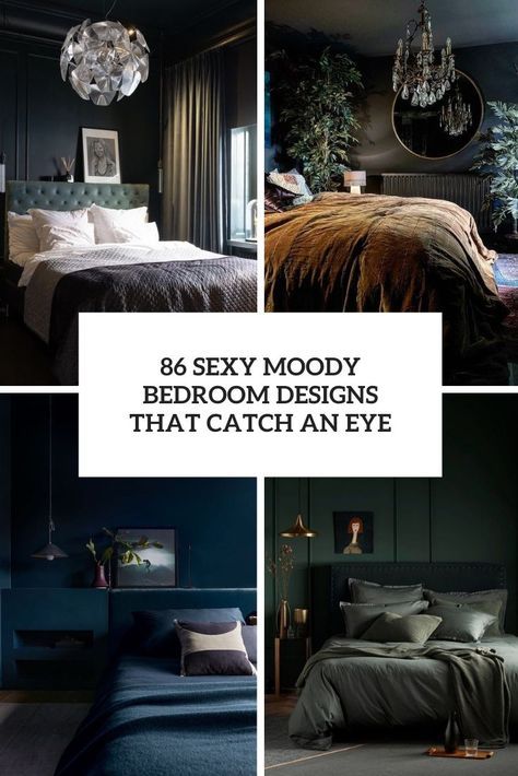 Dark Romantic Bedroom, Dark Bedroom Walls, Black Walls Bedroom, Bedroom Decor Dark, Simple Bed Designs, Bed Interior, Romantic Bedroom Decor, Minimalist Bed, Moody Bedroom