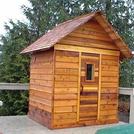 Relaxing in your own sauna or hot tub has many health benefits. We help you with great sauna and hot tub designs and ideas for you to build your own. Outdoor Sauna Kits, Luxury Pools Indoor, Diy Sauna, Building A Sauna, Sauna Kits, Tub Design, Hot Tub Designs, Sauna Kit, Sauna Diy