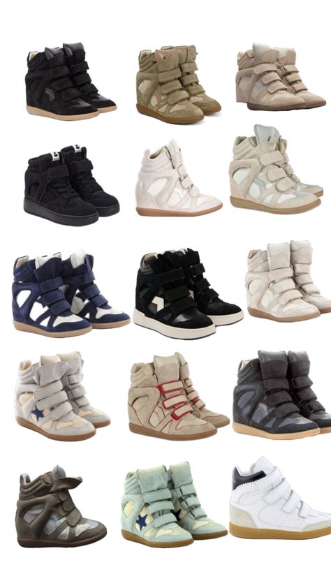 Isabelle Marant, 2000s Shoes, Isabel Marant Sneakers, Pretty Sneakers, Marant Shoes, Isabel Marant Shoes, Shoes Outfit Fashion, Shoe Wishlist, Outfit Inspo Casual