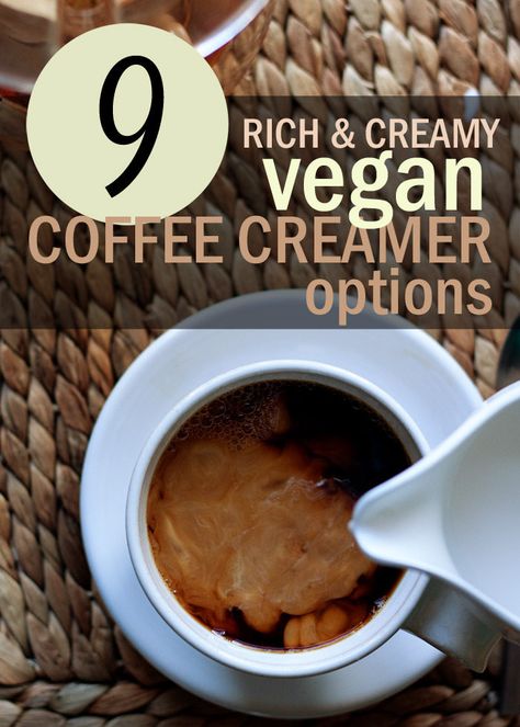 9 rich and creamy vegan coffee creamer options - You can still have that decadent cup of coffee! Healthier homemade and store-bought dairy-free creamers that aren't cloyingly sweet and don't have a ton of strange-sounding ingredients. Creamer Homemade, Vegan Coffee Creamer, Dairy Free Coffee Creamer, Dairy Free Creamer, Banana Apple Smoothie, Dairy Free Coffee, Homemade Coffee Creamer, Vegan Coffee, Vanilla Coffee