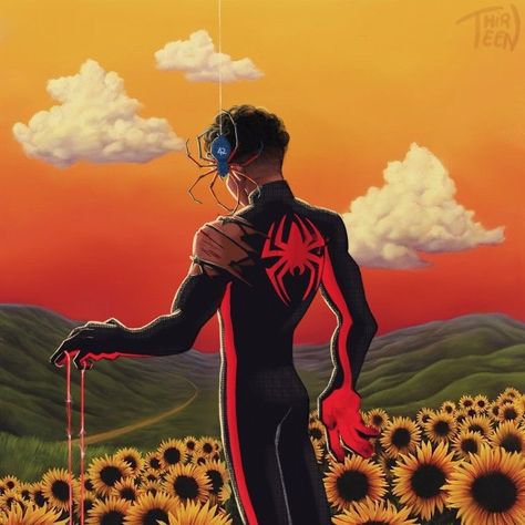 Flower Boy, Spider Girl, Miles Morales, Spiderman, On Twitter, Twitter