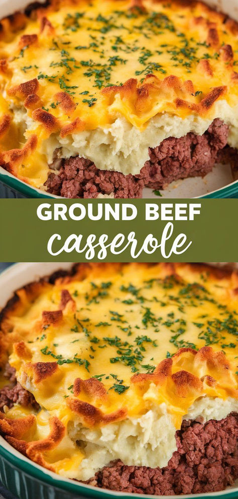 Hearty Ground Beef Casserole Recipe – Enjoy layers of deliciousness with this Ground Beef Casserole! A comforting mix of beef, pasta, and cheese baked to perfection. Meals Everyone Will Love, Pasta And Cheese, Ground Beef Casserole Recipes, Flavorful Meals, Cheese Baked, Beef Pasta, Beef Casserole Recipes, Ground Beef Casserole, Beef Casserole