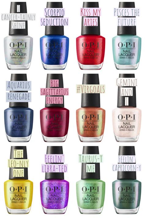 OPI Fall 2023 ('Big zodiac energy' ) - Noae Nails Fall Colors 2023, New Opi Colors, Opi Fall Colors, Fall Nail Colors Opi, Zodiac Energy, Opi Nail Polish Colors, Opi Fall, Birth Colors, Opi Gel Nails