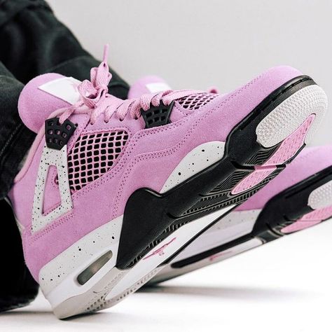 Air Jordan 4 "Orchid" (WMNS) Release Date: October 5th, 2024 Jordan 4 Orchid, Leng Shoes, October 5th, Jordan 4s, All Nike Shoes, Pink Orchids, Air Jordan 4, Swag Shoes, Dream Shoes