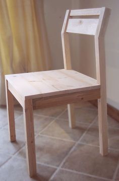 Wooden Chair Plans, Wood Chair Diy, Woven Dining Chairs, Diy Dining, Interior Design Diy, Diy Chair, Diy Wood Projects Furniture, Modern Dining Chairs, Wooden Chair