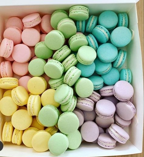 Mini Macarons, Powdered Sugar Icing, How To Make Macarons, Mini Macaron, Catering Options, Sugar Icing, Cake Accessories, Food Colouring, Gel Food Coloring