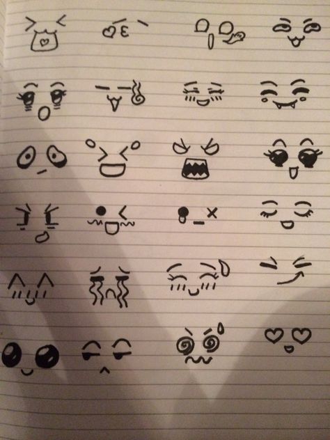 Kawaii faces drawing Mad Drawing Face, Mad Face Drawing, Laughing Doodle, Cute Faces To Draw, Simple Face Drawing, Faces Drawing, Blushing Face, Face Doodles, Mad Face