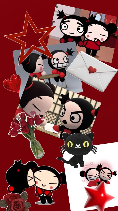 Pucca Wallpapers Iphone, Pucca X Garu Cartoon, Pucca Garu Fanart, Pucca And Garu, Y2k Profile Picture, Jelly Wallpaper, Cocoppa Wallpaper, Wallpaper Doodle, Cute Desktop Wallpaper