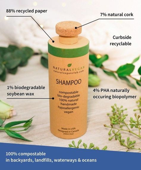 New Innovative EcoBottle Is the First Compostable Paper Bottle Destined to Eliminate the World's Pla Sustainable Shampoo, Eco Packaging Design, Plastic Problems, Shampoo Packaging, Eco Store, Eco Life, Eco Products, Consumer Packaging, For Blackheads