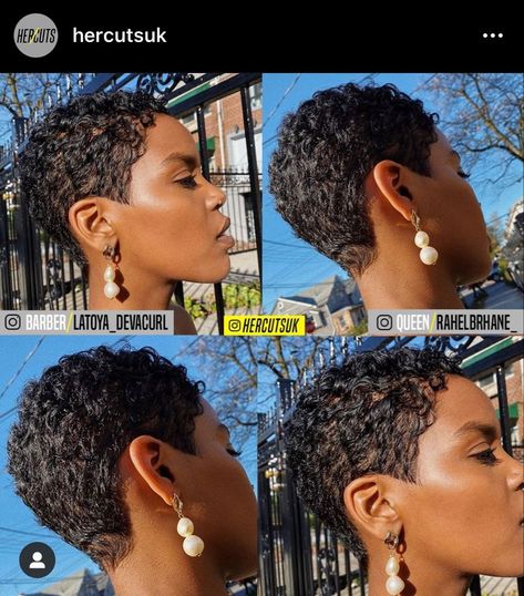 Black Natural Short Haircut, Curly Hair Styles Short Natural Curls African Americans, Short 4c Haircuts Black Women, Feminine Fade Haircut Black Women, Short Natural Haircuts For Round Faces Black Women, Short Natural Pixie Haircut Black Women, Natural Short Cuts For Black Women, Tapered Pixie Haircut Black Women, Short Hair Cuts For Women Black Natural