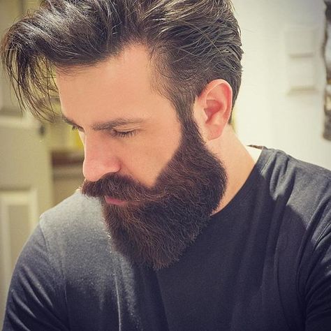 Check out ✔@menshairs and choose your hairstyle @wuuulli ✂ Men Goatee, Double Crown Hairstyles, Barba Hipster, Beard Styling, Handlebar Mustache, Popular Mens Hairstyles, Beard Haircut, Beard Style, Shaving Beard