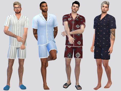 Sims 4 Cc Clothes Male Pajamas, Sims 4 Male Sleepwear Cc, Sims 4 Cc Sleepwear Men, Sims Pyjamas, Sims 4 Cc Male Sleepwear, Male Pajamas, The Sims 4 Pack, Sims 4 Clothing Sets, Ts4 Clothes