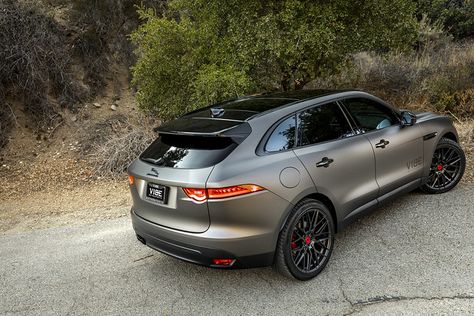 Jaguar F Pace Modified, 2023 Jaguar F-pace, F Pace Jaguar, Jaguar Fpace, Jaguar Suv, Matte Black Wrap, Vw Atlas, Jaguar (cars), Wall Art Photo