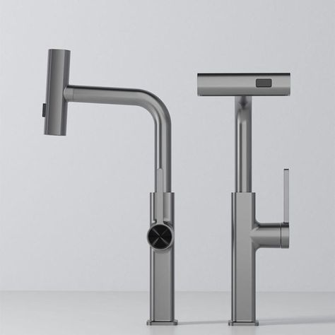 Pull-Out Basin Faucet Single Lever Bathroom Faucet Gun Gray/Brass Single Lever Bathroom Faucet, Casting Machine, Plating Techniques, Bentley Flying Spur, Soft Water, Made To Measure Curtains, Washing Hair, Bathroom Faucet, Bathroom Faucets