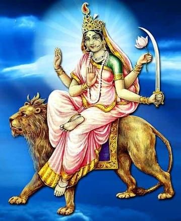 Begins on 22nd March and ends on 30th March. Today is Day 6 of Chaitra Navratri. ✨ Day 6 of Navratri is dedicated to Goddess Katyayani ✨🙏 Mata Katyayani Images, Katyayani Mata, Navratri Puja, Lehenga Hairstyles, Chaitra Navratri, Status Wallpaper, Warrior Goddess, Hanuman Chalisa, Durga Images