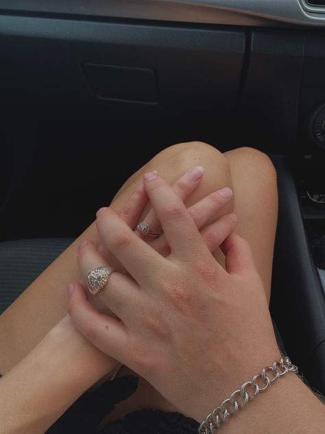 Couple Holding Hands In Car, Hand In Car, Holding Hands In Car, Car Wedding, Couple Holding Hands, Couple Jewelry, In Car, Car Girl, Couple Goals