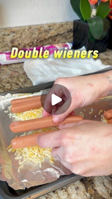 Upside Down Puff Pastry Hot Dog, French Onion Hot Dog, Weiner Recipes, Hotdogs Recipes, Hot Dog Rolls, Wiener Dogs, Food Appetizers, Hot Dog Recipes, Adult Birthday Party