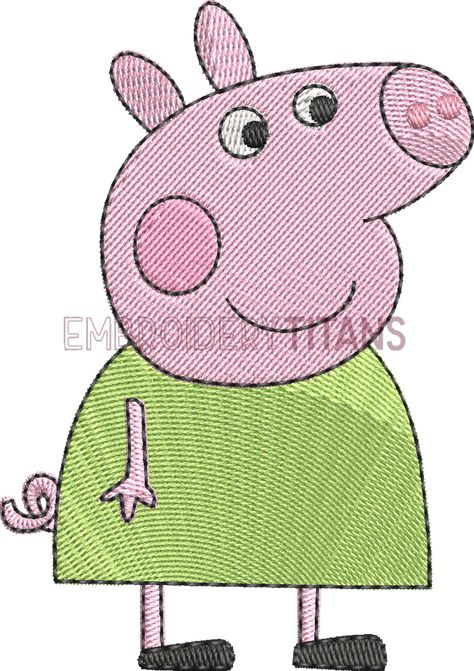 Lindsey Pig Peppa Pig Free Embroidery Design Pig Embroidery, Embroidery Design Download, Free Machine Embroidery Designs, Free Machine Embroidery, Free Embroidery Designs, Free Embroidery, Peppa Pig, Machine Embroidery Design, Machine Embroidery Designs