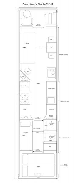 Floor Plan 1 40 Ft Skoolie Floor Plan, Skoolie Conversion Floor Plans, Coach Bus Conversion, Skoolie Layout Floor Plans, Bus Conversion Floor Plans, Skoolie Floor Plan, Bus Homes, Bus Renovation, Skoolie Ideas