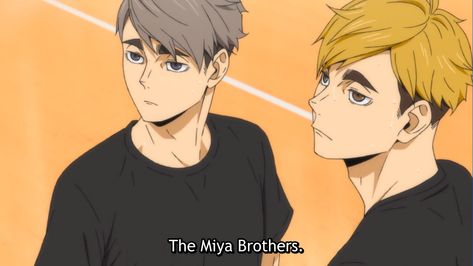 Miya Twins, Miya Atsumu, Haikyuu Karasuno, Haikyuu Characters, Anime Screenshots, Anime Drawings Tutorials, Sports Anime, Haikyuu Anime, All Anime