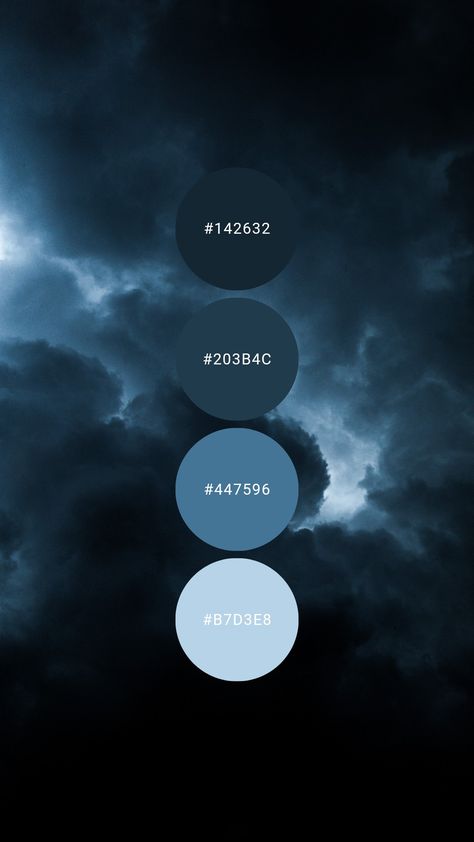 Dark And Stormy Color Palette, Stormy Bedroom Ideas, Blue Purple Grey Aesthetic, Monochrome Blue Palette, Stormy Blue Color Palette, Black Navy Color Palette, Dark Navy Blue Color Palette, Blue Monochromatic Palette, Monochromatic Apartment Decor