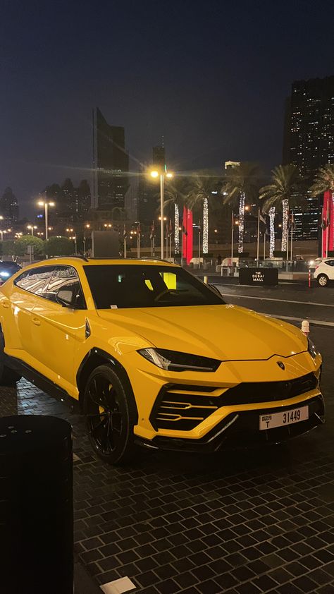 Lamborghini Urus Yellow, Lamborghini Urus, Future Cars, Reliable Cars, Yellow Car, Road Rage, Luxury Aesthetic, Best Luxury Cars, Pretty Cars