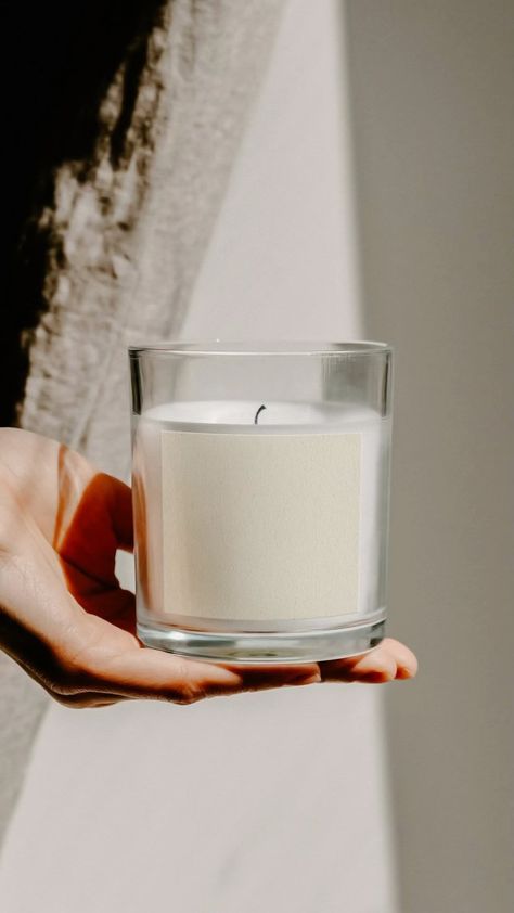 Photography Of Candles, Candle Posts For Instagram, Candle Brand Photoshoot, Candle Instagram Posts, Candle Product Photography Ideas Simple, Candle Marketing Photos, Marketing Candles, Pearl Candles, Social Media Templates Design