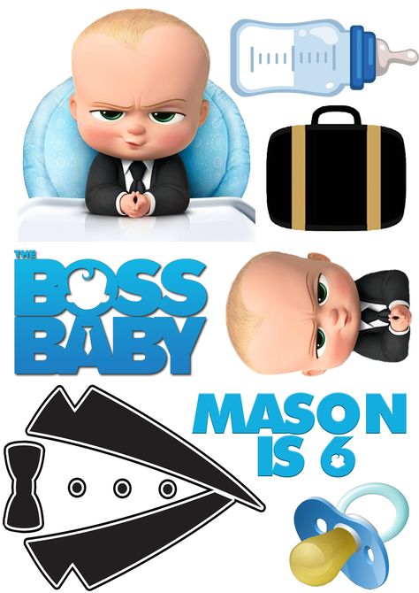 Boss Baby Boss Baby Cake Topper Printable, Bossbaby Cake Printable, Boss Baby Cupcake Toppers Printable, Baby Boss Cake Topper Printable, Boss Baby Cake Topper Printable, Baby Boss Cake Design, Boss Baby Topper, Topper Baby Boss, Boss Baby Stickers