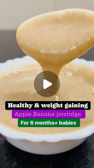 BABY PALAN POSHAN on Instagram: "Healthy &weight gaining apple banana purée  The apple banana puree tastes so delicious as the combination of apples and bananas complement each other perfectly😊 Do try this recipe for your little ones  Follow for more recipes 🙏 . . . . . #babyfood #healthyfood #babyfoodrecipes  #breakfast  #easymeals  #nutritious  #foodie #healthyeating  #healthyrecipes  #babyfoodideas #foodblogger  #newmom #babyfoodideas  #recipe  #healthybreakfast  #apple  #banana  #puree  #porridge  #newmom #parenting #motherhoodunplugged" Baby Apple Puree, Banana Puree For Baby, Apple Puree Recipe, Baby Porridge Recipe, Apple Puree For Baby, Apple Baby Food, Apples And Bananas, Banana Puree, Weight Gaining