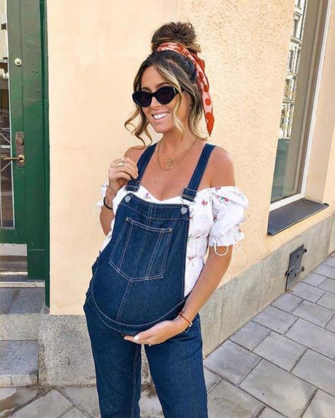 Maturity Fashion, Cute Pregnancy Outfits For Summer, Pregnancy Outfits For Summer, Casual Summer Pregnancy Outfits, Cute Pregnancy Outfits, Dungaree Outfit, Bump Fashion, Summer Pregnancy Outfits, Prego Outfits