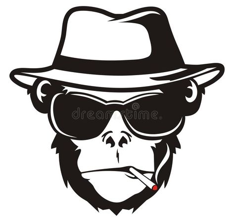 Monkey head smoking. Design #Sponsored , #AFFILIATE, #Ad, #Monkey, #smoking, #Design, #head Monkey Logo Design, Cool Monkey, Camisa Rock, Crazy Monkey, Book Cover Art Design, Gorillas Art, Monkey Logo, Automotive Logo Design, Coffee Shop Branding