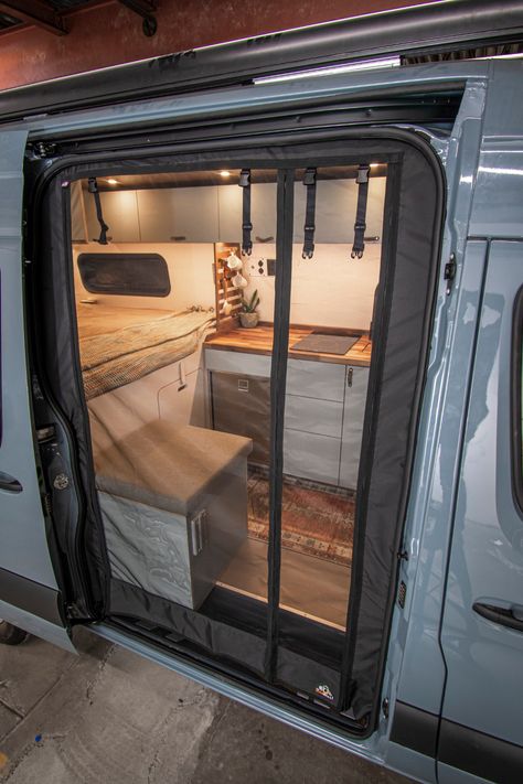 "Haven" - 144" 4x4 Sprinter Van Conversion — Custom Van Builder | Vanlife Customs Sprinter Van Conversion Layout, Ford Transit Custom Camper, 4x4 Van Conversion, Mercedes Camper Van, 4x4 Mercedes, Custom Van Interior, Ford Transit Conversion, Blue Cabinetry, Van Conversion Layout