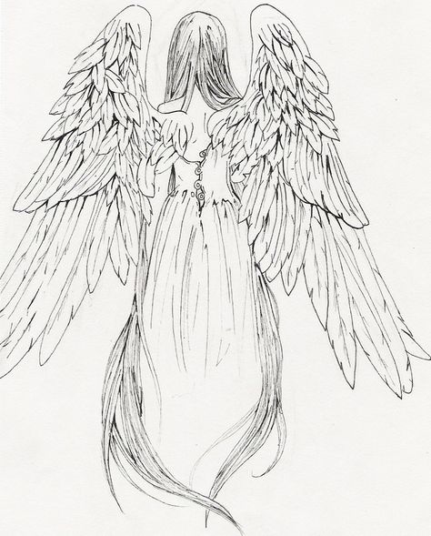 Tattoo design of a cross with an angel wing and a demon wing. Description from deviantart.com. I searched for this on bing.com/images Angel Sketch, Angel Wings Drawing, Demon Wings, Wings Drawing, Cross Tattoo Designs, Drawing Hair, Angel Tattoo Designs, Angel Drawing, Angel Painting