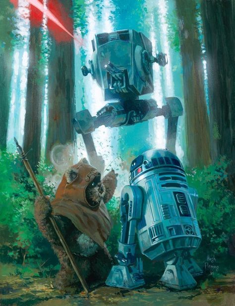 Wicket and R2D2 Fraggle Rock, Star Wars Tattoo, Return Of The Jedi, Star Wars Costumes, Stars Wars, Star Wars Wallpaper, R2 D2, Star Wars Artwork, Star Wars Pictures