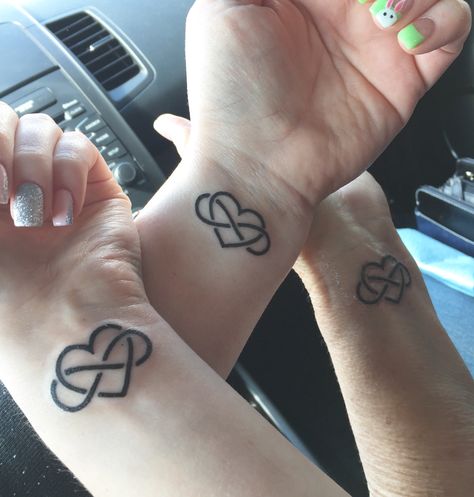 Mother Daughter Brother Tattoos, Mother Snd Daughter Matching Tattoos, Cute Mother And Daughter Tattoos, Matching Mother And 2 Daughter Tatoos, Matching Tattoos Mother Daughter Father, Mother And Three Daughters Tattoos, Mother Daughter Tattoos Meaningful For 3, 3 Generation Matching Tattoos, Mom And Daughter Tattoos Matching For 3