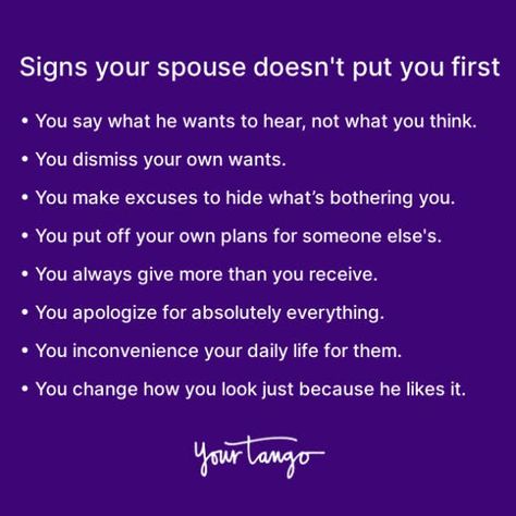 Controlling Spouse Quotes, Things You Should Know About Your Spouse, Put Your Spouse First Quotes, Relationship Advice Marriage, Spouse Quotes, Feeling Unimportant, Say What You Mean, Done Quotes, Feeling Empty