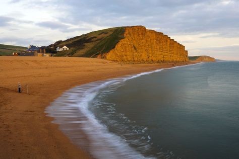 West Bay cliff collapses on famous 'Broadchurch' beach in Dorset Seascape Photography, West Bay, Cornwall, Monument Valley, Fresh Water, Natural Landmarks, Photography, Travel