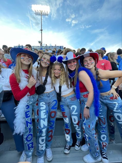 Senior Painted Jeans, Senior Pants, Homecoming 2024, Senior Jeans, Senior Things, Spirit Days, Basketball Homecoming, Senior Overalls, Senior Ideas