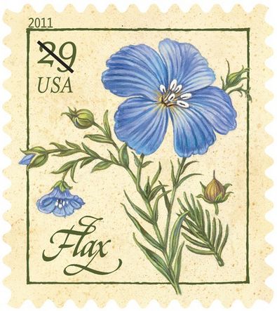 طوابع بريد, Usa Stamps, Postage Stamp Design, Flax Flowers, Forever Stamps, Postage Stamp Art, Vintage Postage Stamps, Vintage Postage, Post Stamp