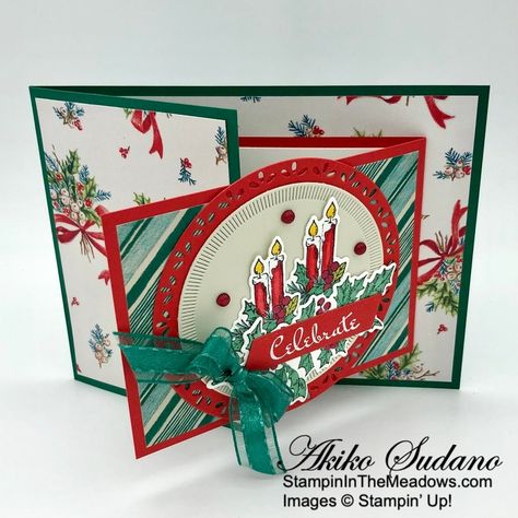 Stampin’ Up! Sentimental Wishes Joy Fold Christmas Card – Stampin' in the Meadows Stampin Up Sentimental Wishes Cards, Sentimental Wishes Stampin Up Cards, Sentimental Christmas Stampin Up Cards, Stampin Up Christmas Cards 2024, Winter Cards Handmade, Folded Christmas Cards, Christmas Wishes Greetings, Joy Fold Card, Chrismas Cards